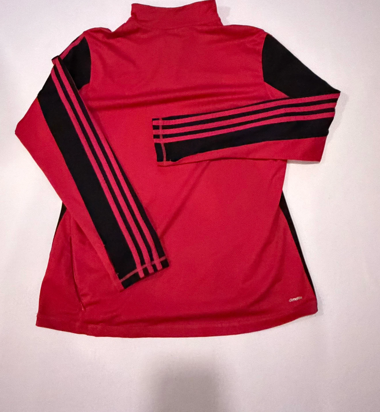 Haut de sport Adidas rouge et noir - photo 2