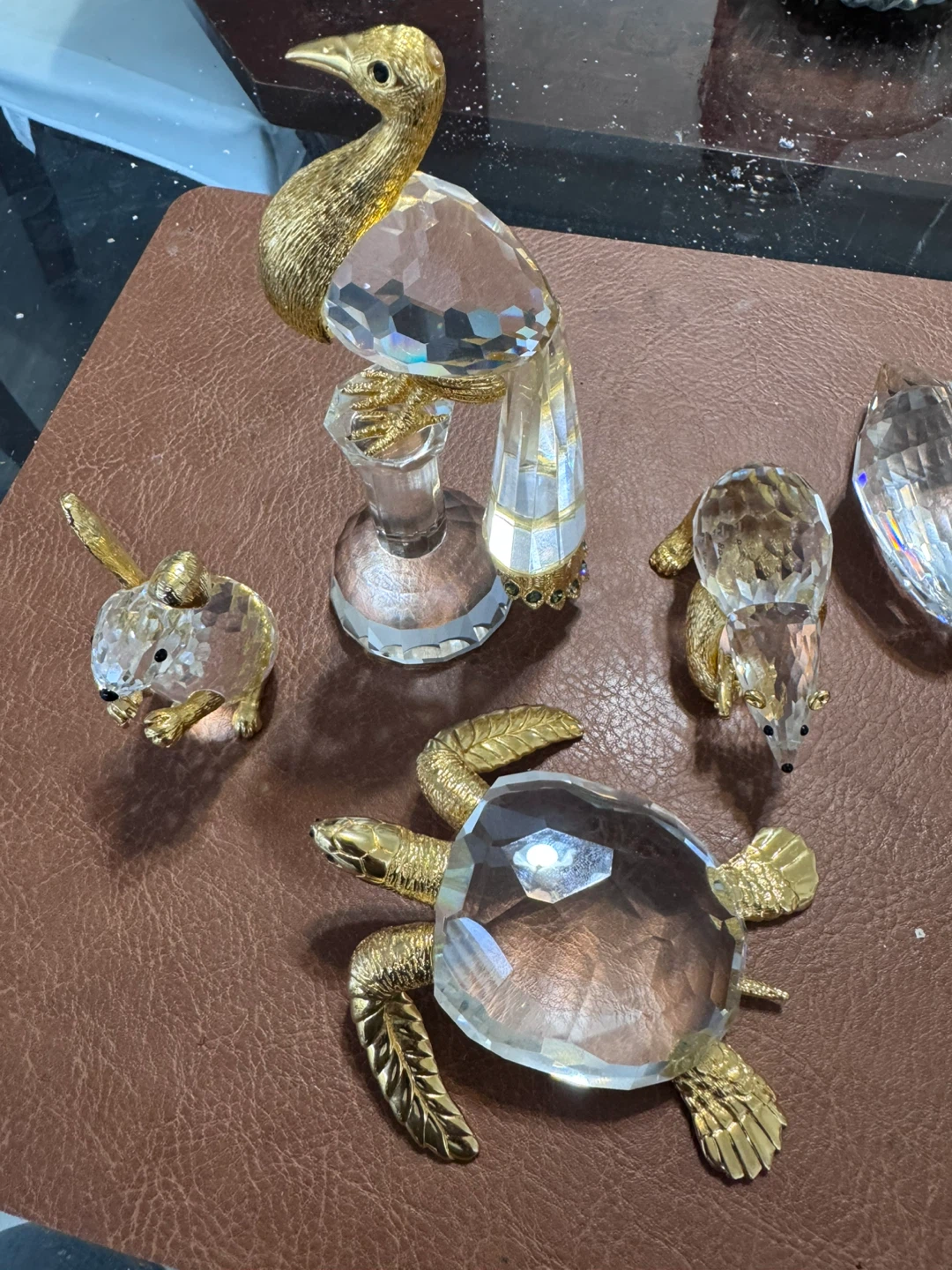 Set of 8 Bohemia Crystal Animal Figurines - photo 3