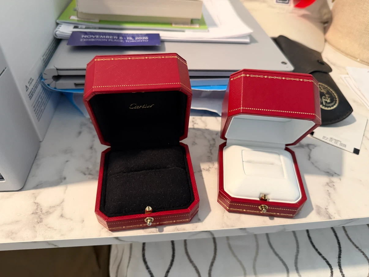 Two Cartier Jewellery Boxes