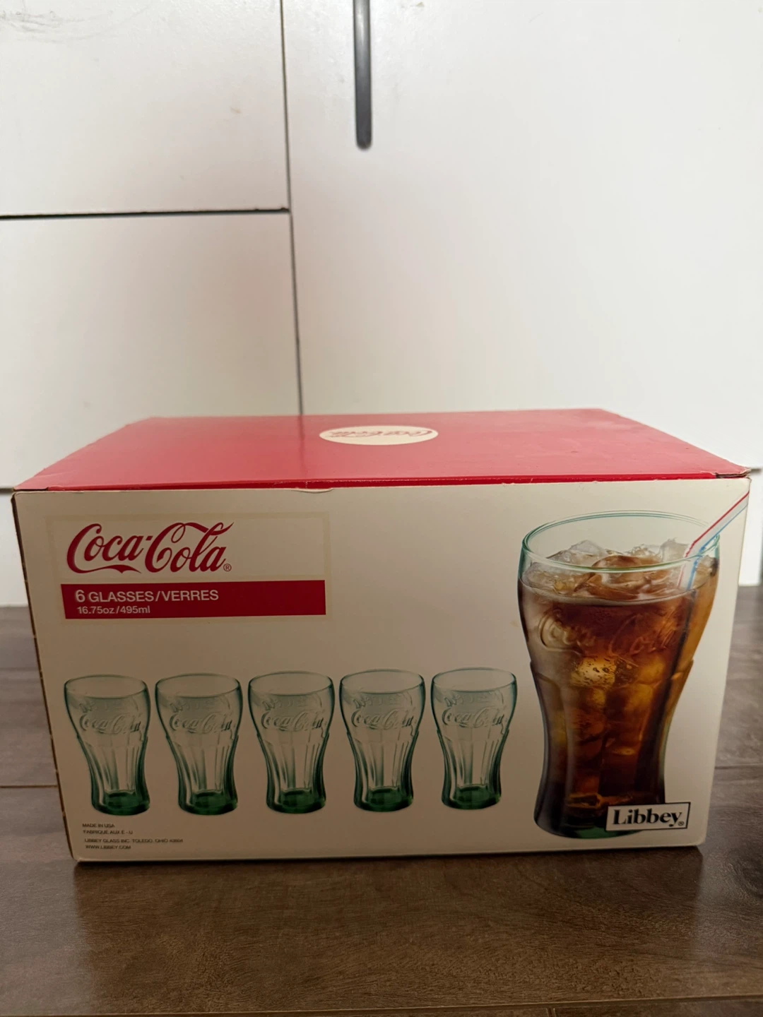 Set of 6 Libbey Coca-Cola Glasses
