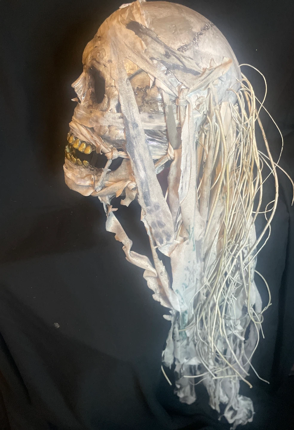 Mummy Skeleton Halloween Mask - photo 3