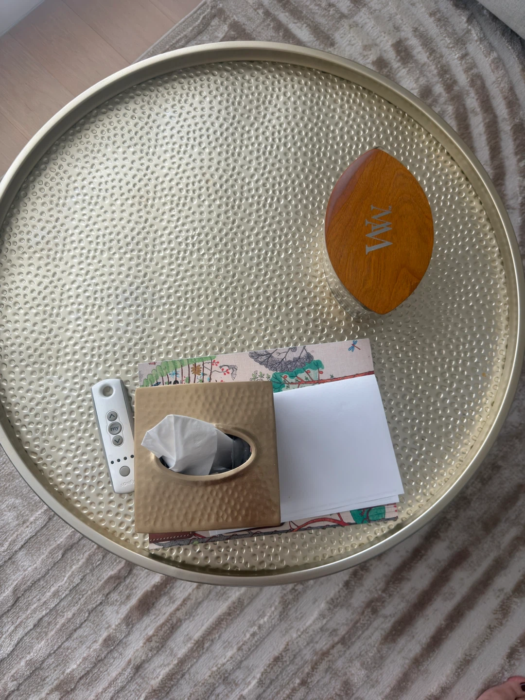 Gold Drum Coffee Table - photo 3