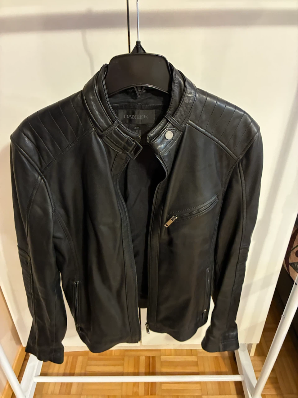 Danier Black Genuine Leather Jacket