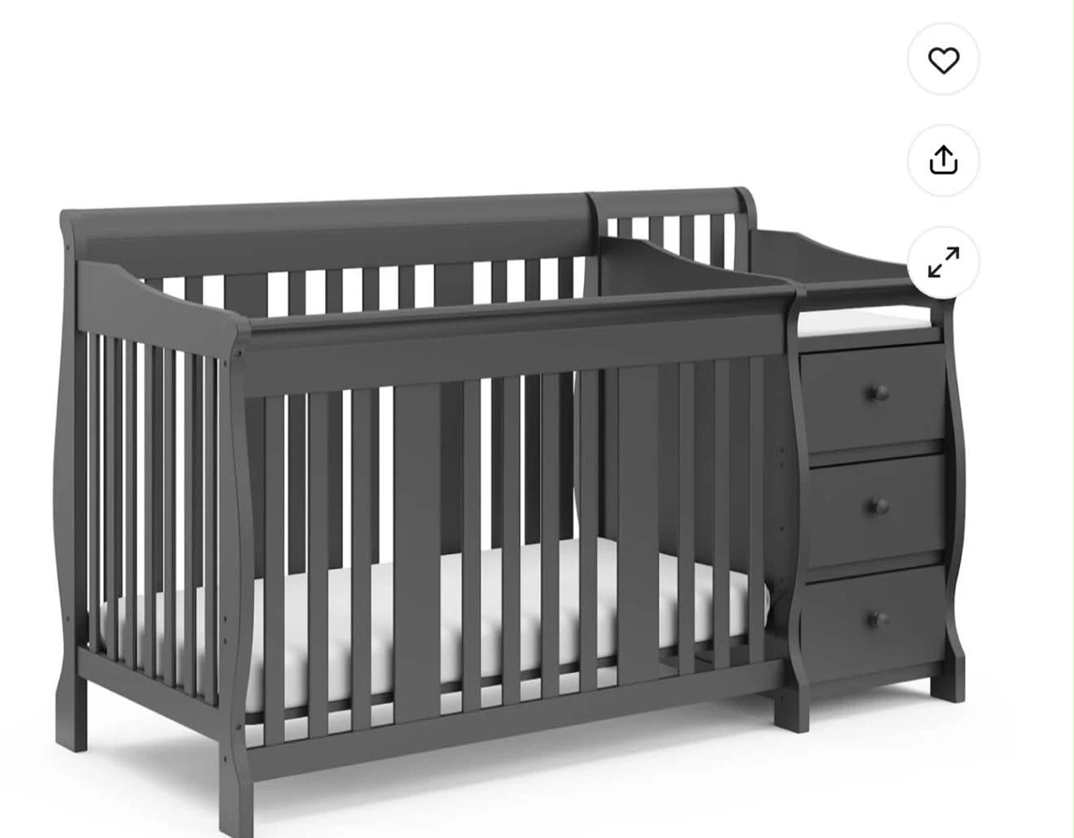 Graco Solano 4-in-1 Convertible Crib and Changer