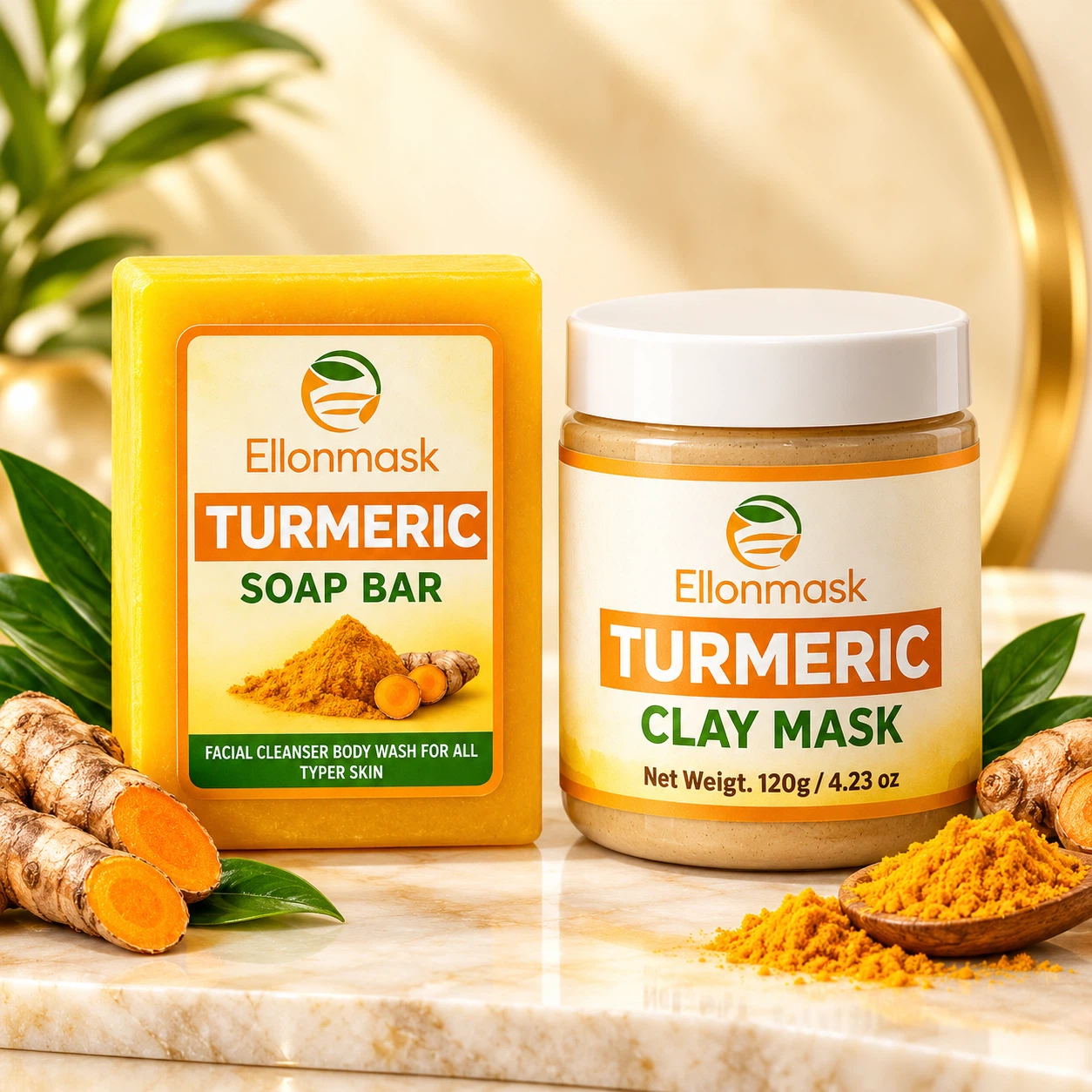Ellonmask Turmeric Skincare Bundle