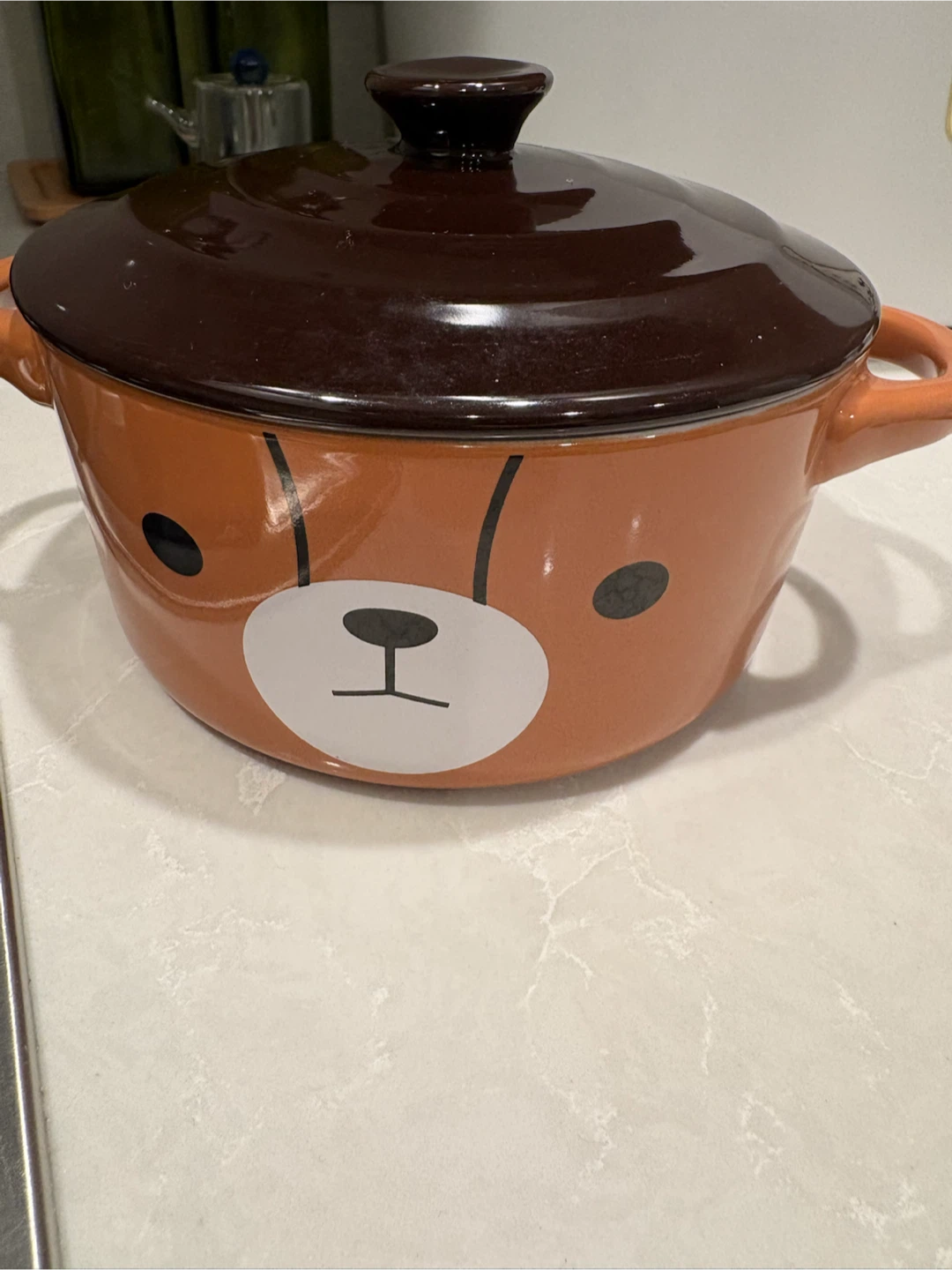 Bear Bowl with Lid