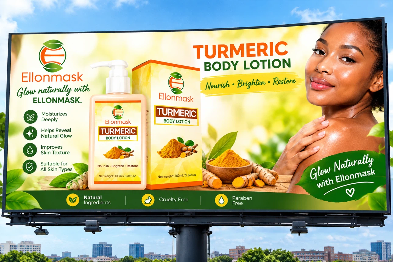 Ellonmask Turmeric Body Lotion 100ml - photo 3