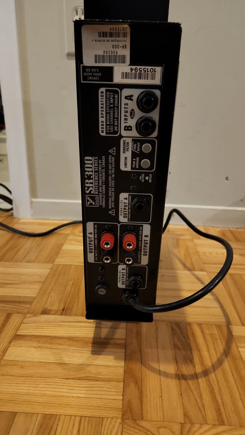 Yorkville SR300 Reference Series Power Amplifier
