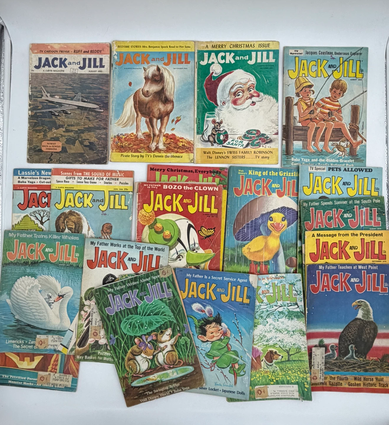 Collection of Vintage Jack and Jill Magazines