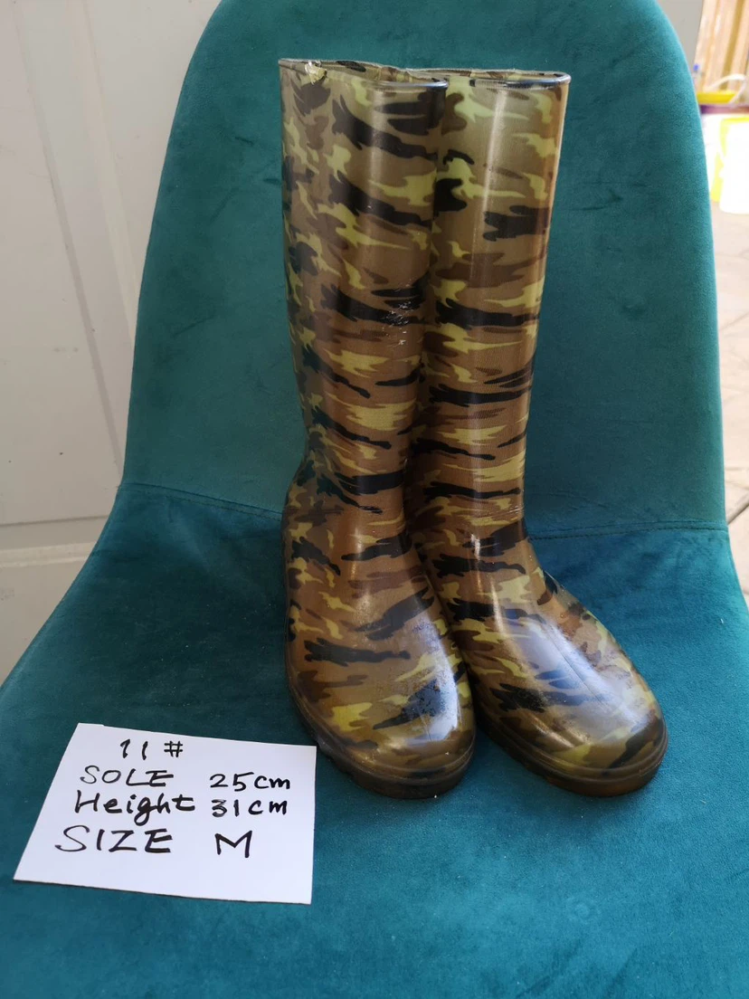 Stuart Weitzman Camouflage Rain Boots