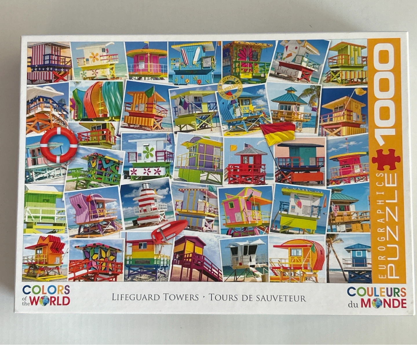 EuroGraphics Lifeguard Towers 1000-Piece Puzzle