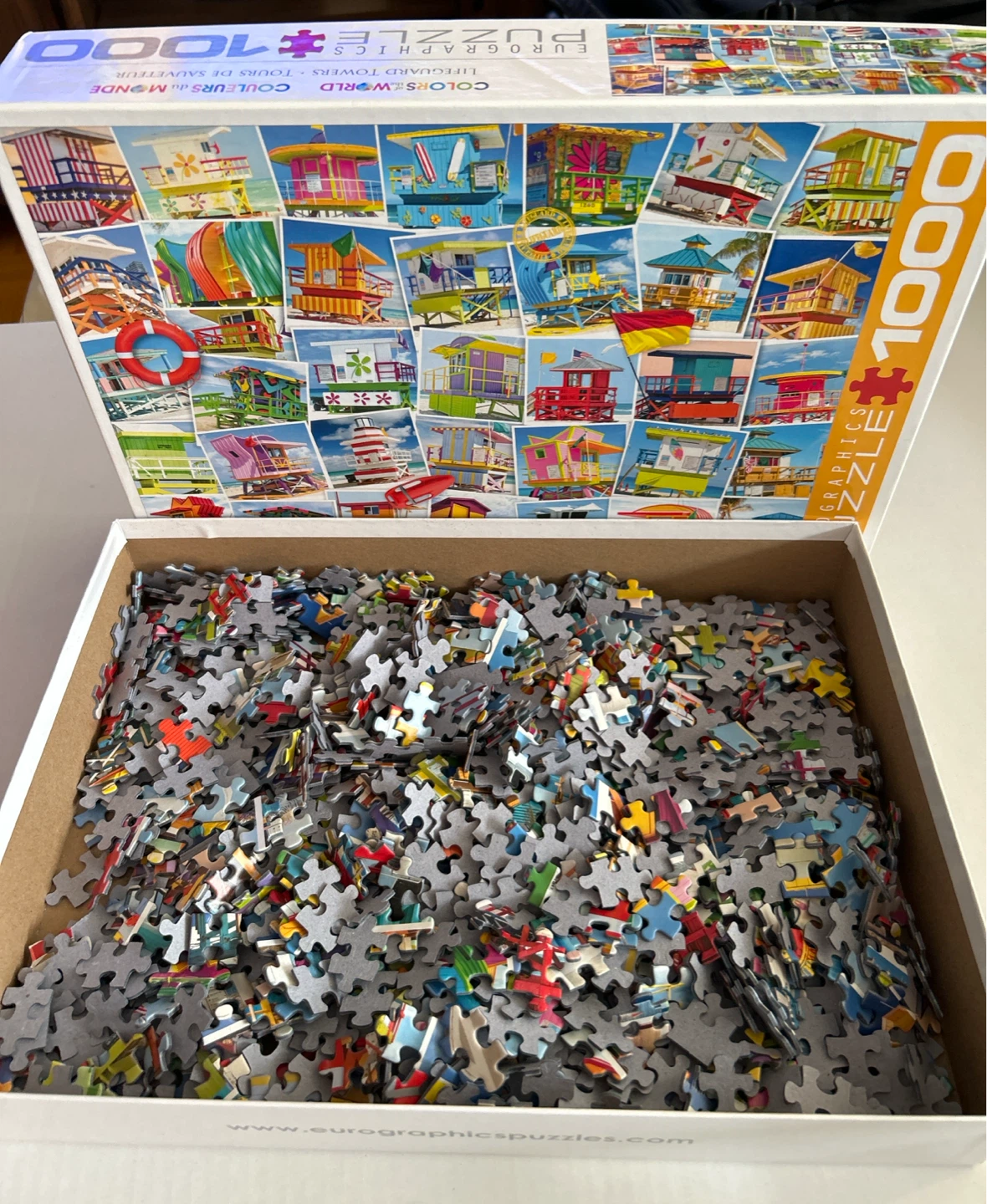 EuroGraphics Lifeguard Towers 1000-Piece Puzzle - photo 3