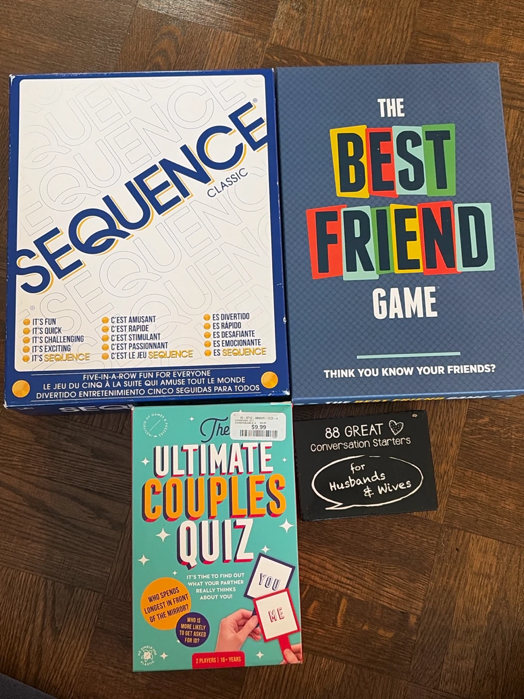 Board Games and Conversation Starters Bundle