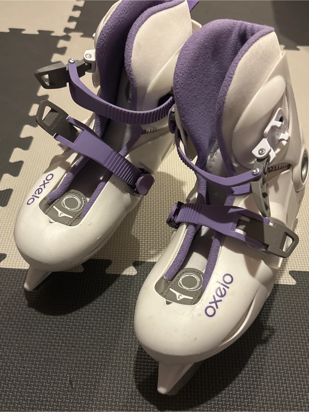 Decathlon Oxelo Play 3 Girls Adjustable Ice Skates - photo 2