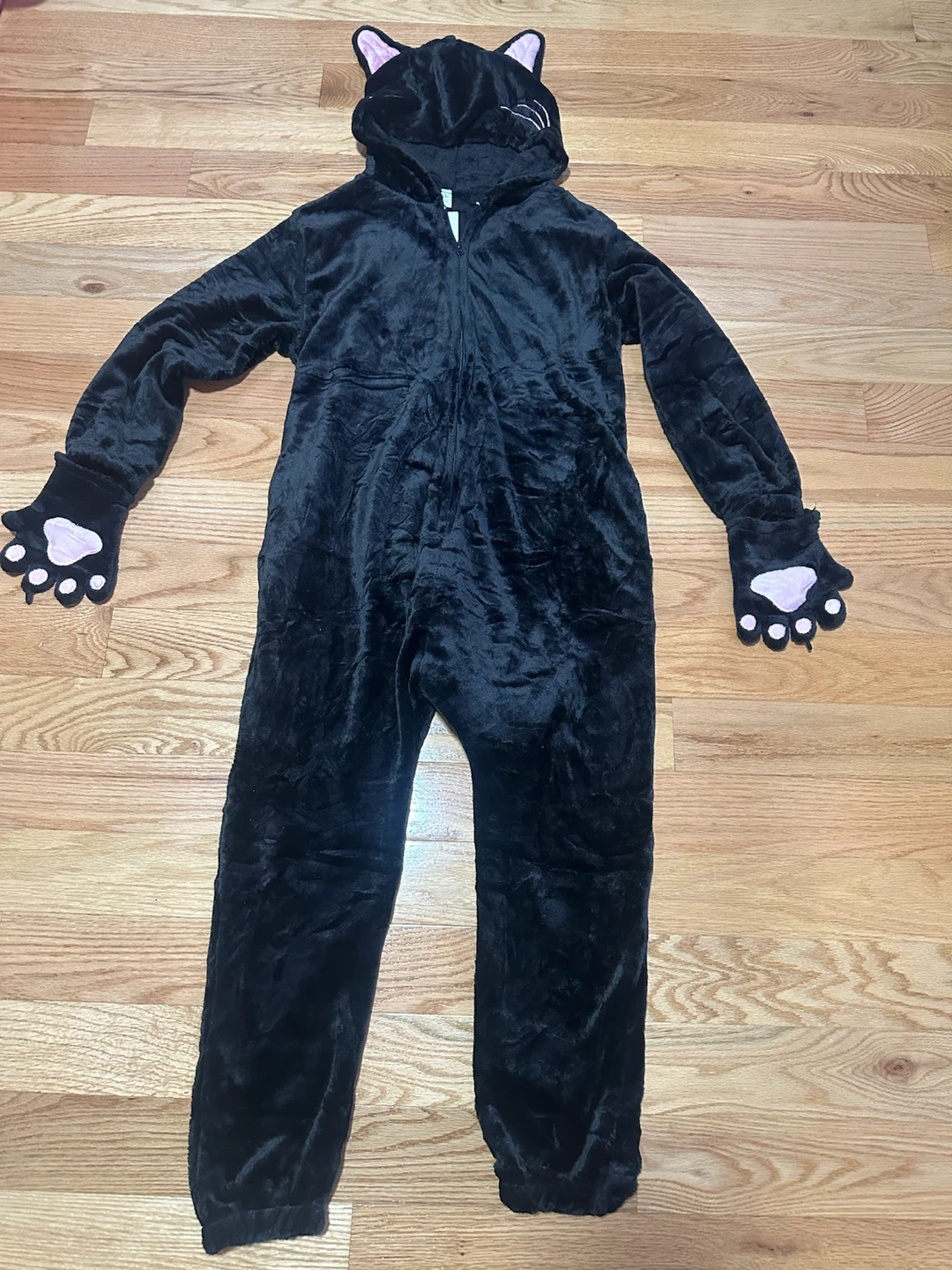 Kids Black Cat Onesie Custom size 10/12