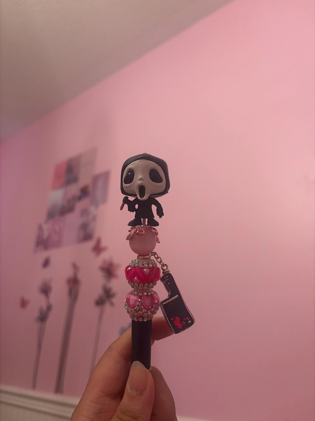 Ghostface Beaded Pen