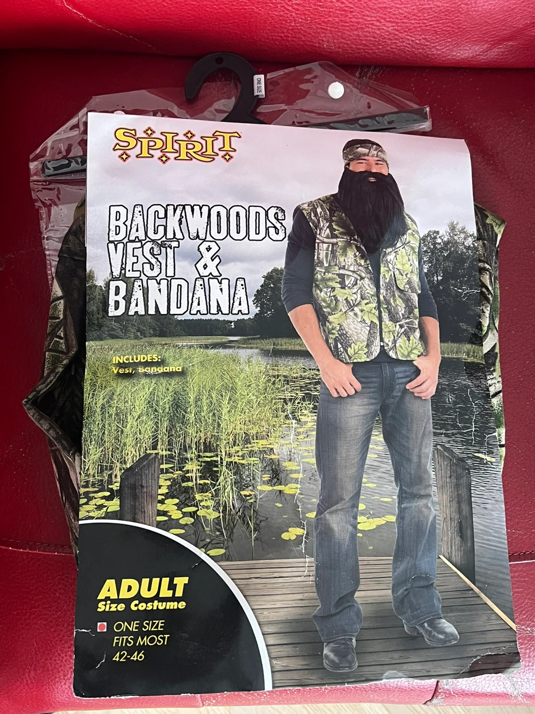 Spirit Backwoods Vest & Bandana Adult Costume