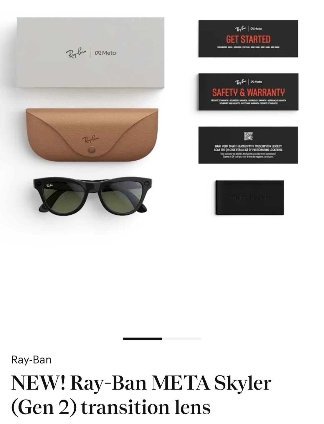 New with tag Ray-Ban Meta Skyler Gen 2 Smart Glasses