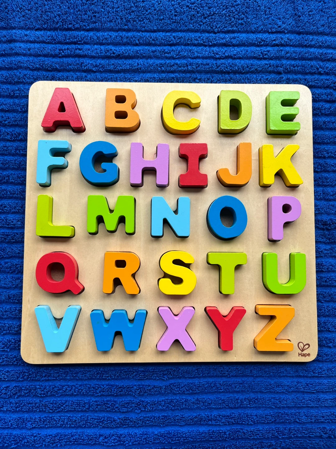 Hape Alphabet Wooden Learning Puzzle