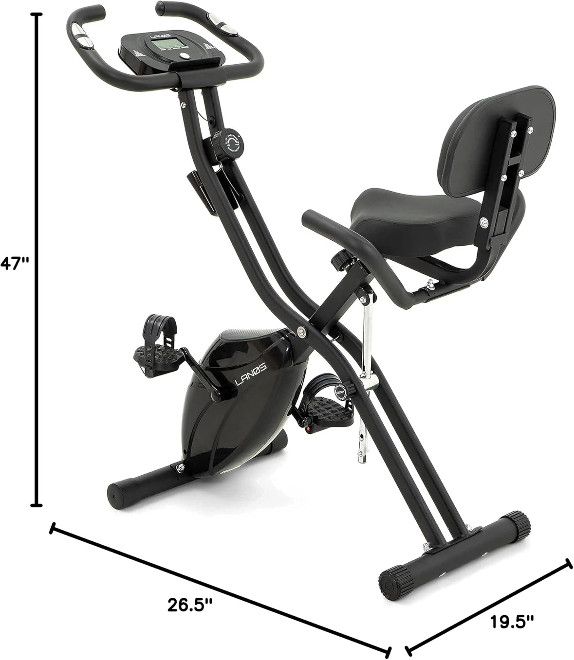Lanos Folding Exercise Bike - photo 3