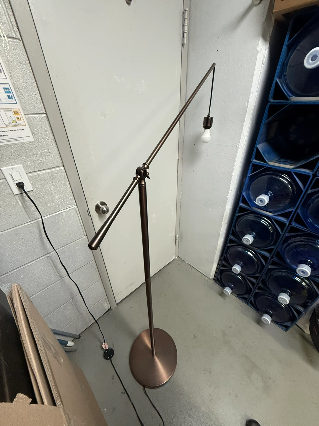 Bronze Metal Floor Lamp - photo 3