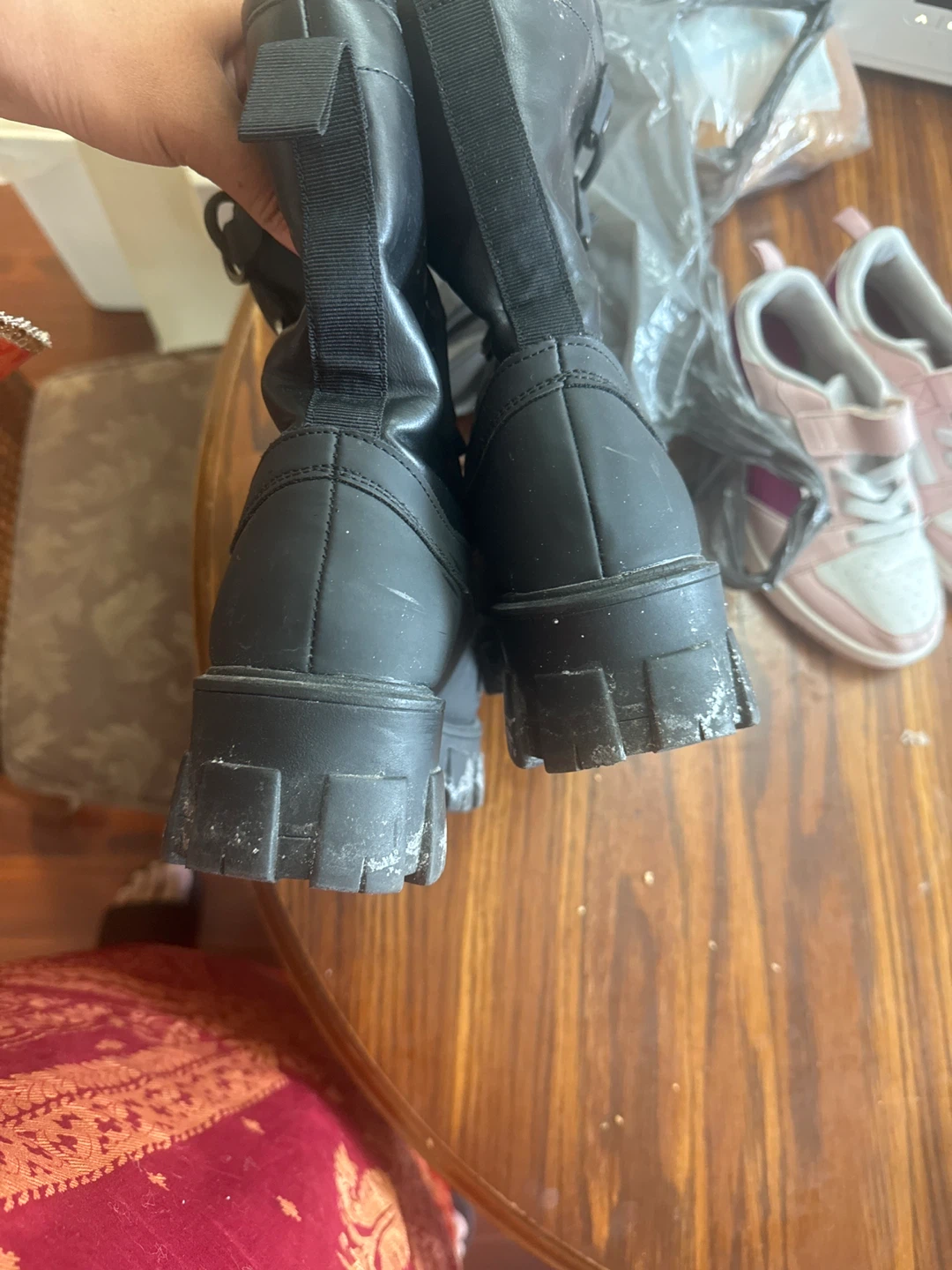 Black Winter Boots Size 8.5 - photo 3