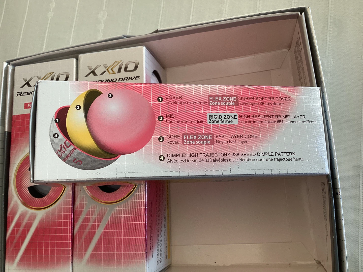 XXIO Rebound Drive Premium Pink Golf Balls - photo 3