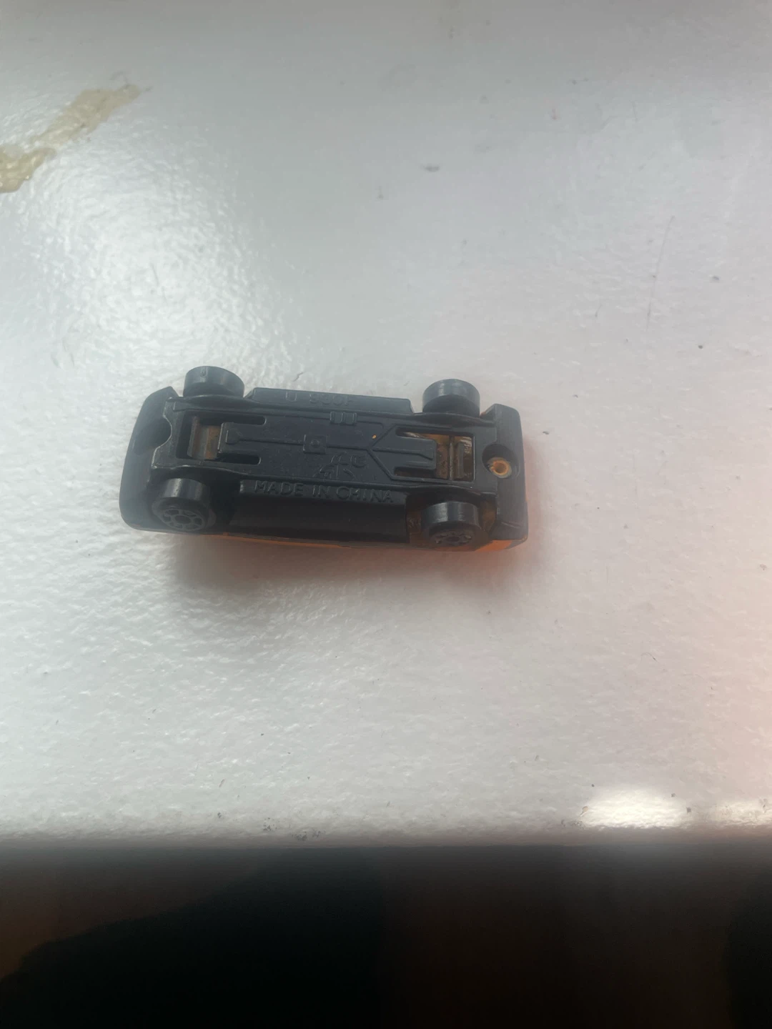 Vintage Diecast Orange Toy Car - photo 2