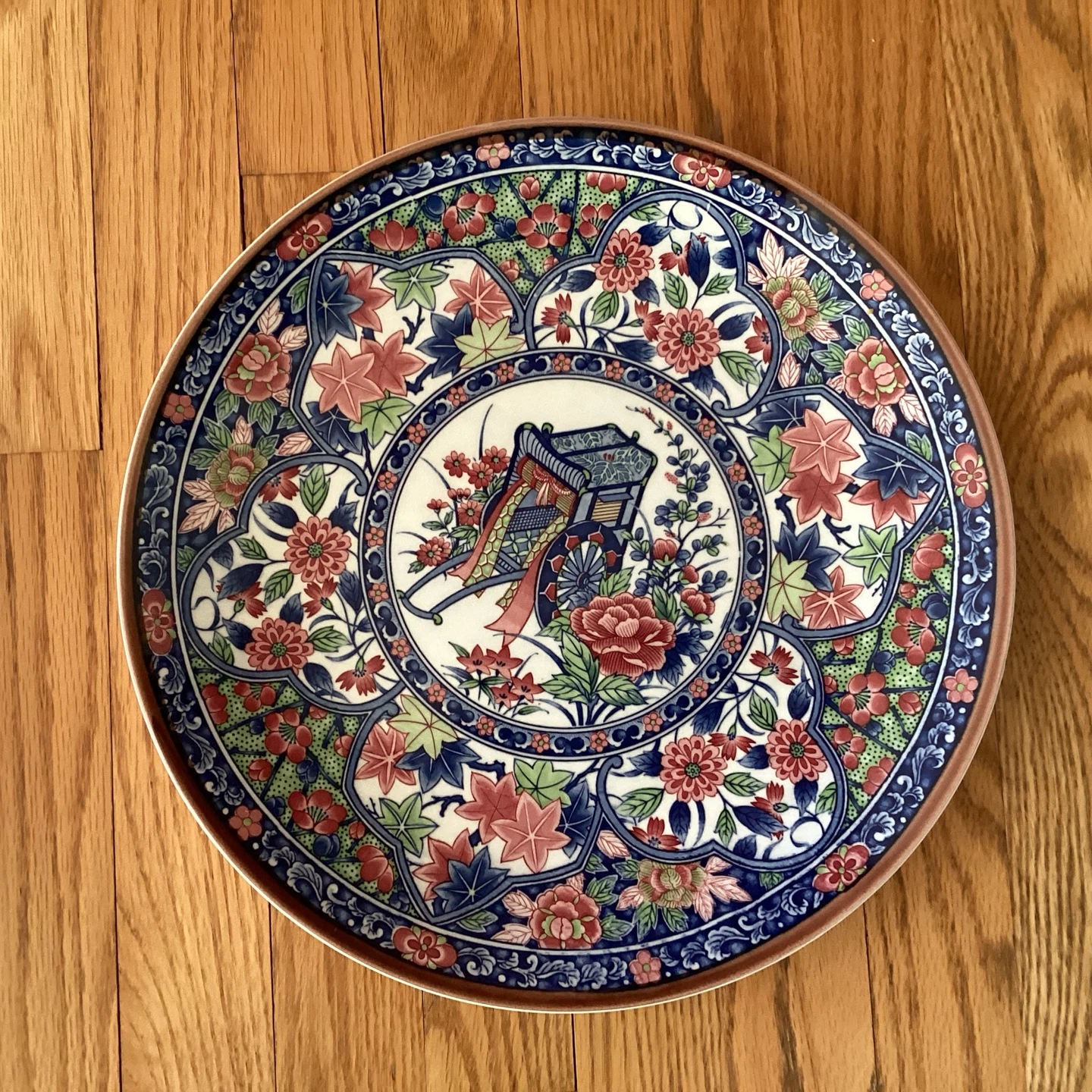 Vintage Japanese Porcelain Plates set of 2 - photo 2