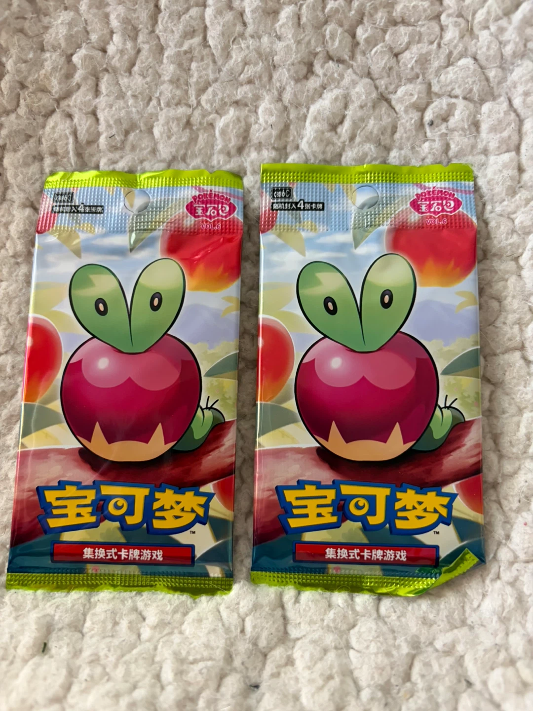 2 Packs Pokemon Trading Card Game Vol. 6