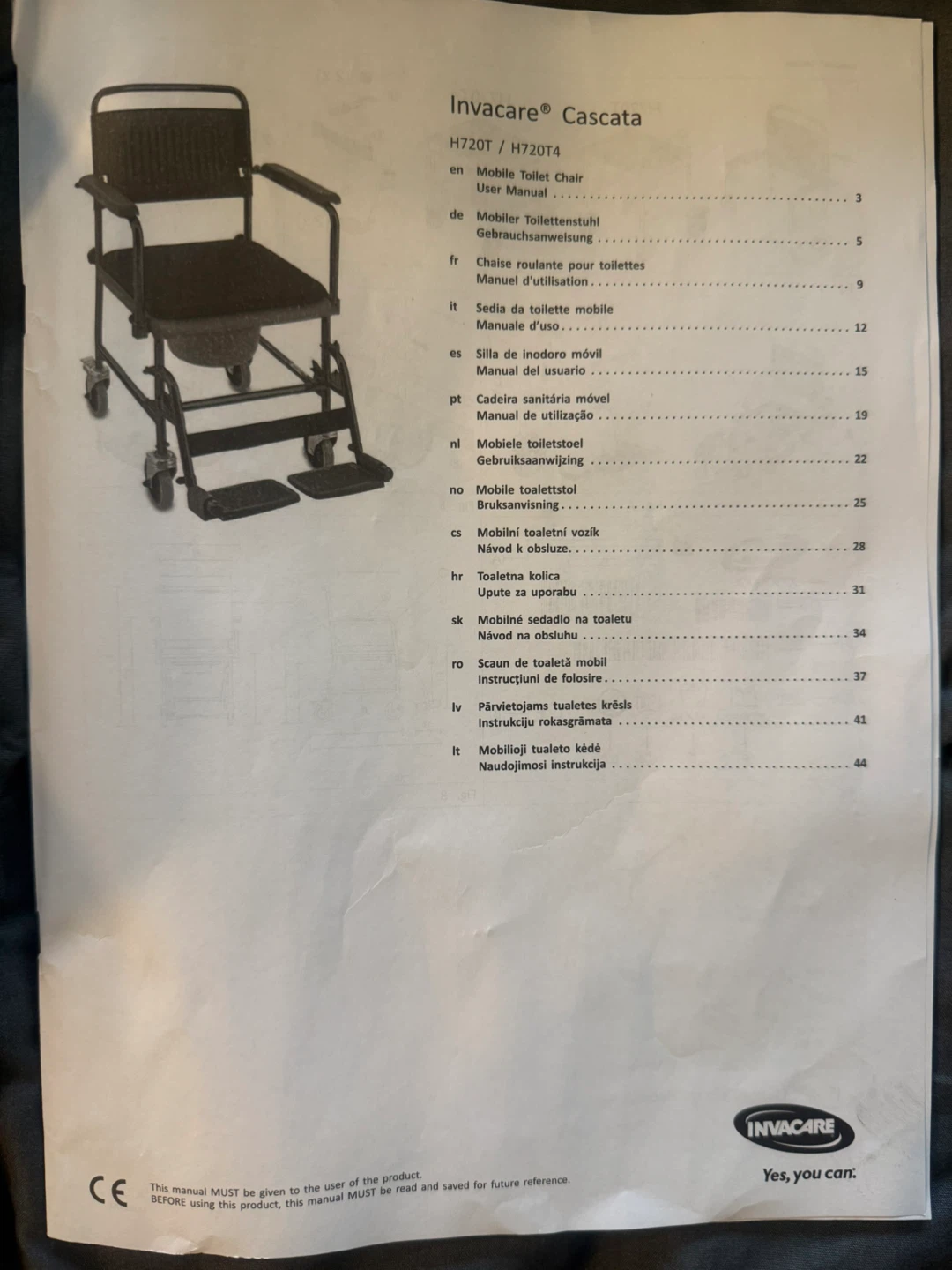 Invacare Cascata Mobile Toilet Chair - photo 2
