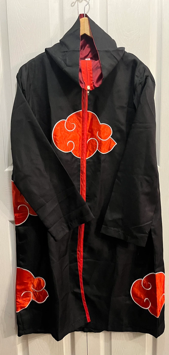 🎃 Akatsuki cloak from Naruto Shippuden Itachi Uchiha ninjas - photo 2