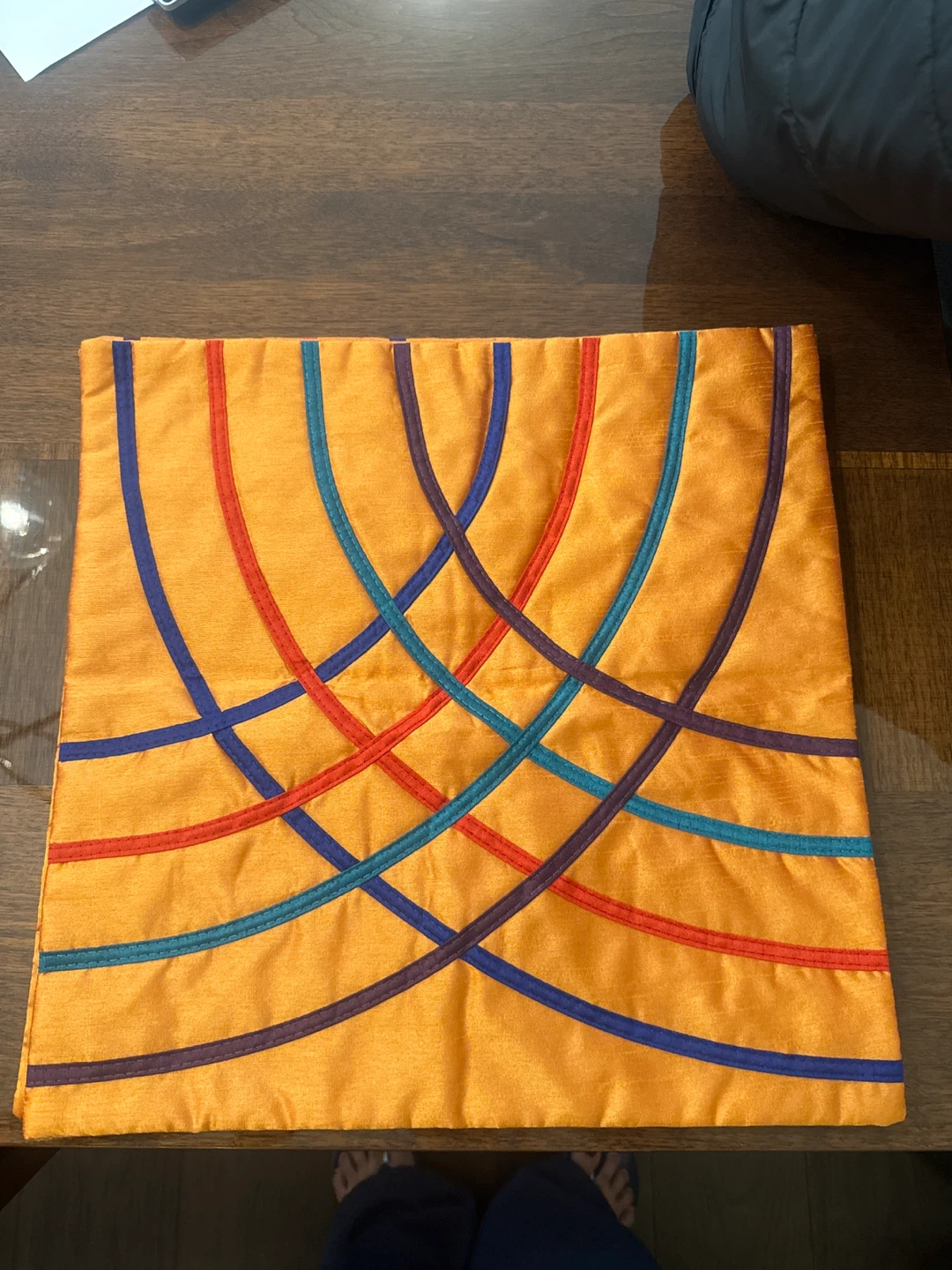 2 Decorative Orange Cushion Cover