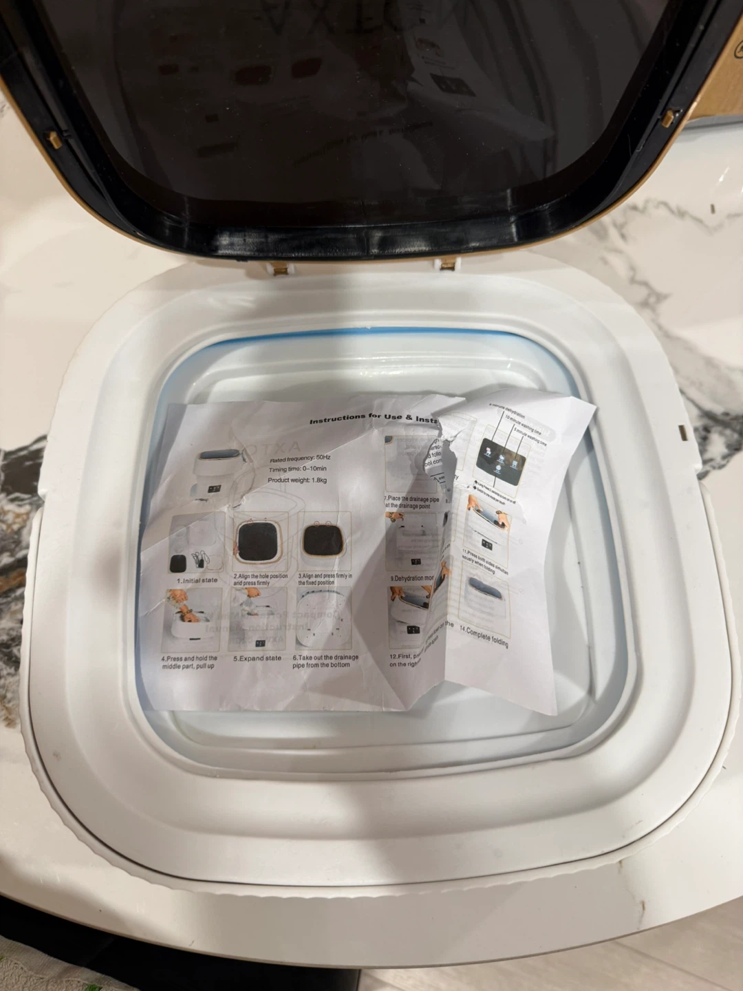Axton Portable Foldable Mini Washing Machine - photo 2