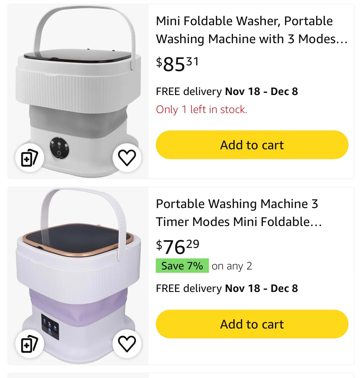 Axton Portable Foldable Mini Washing Machine - photo 5
