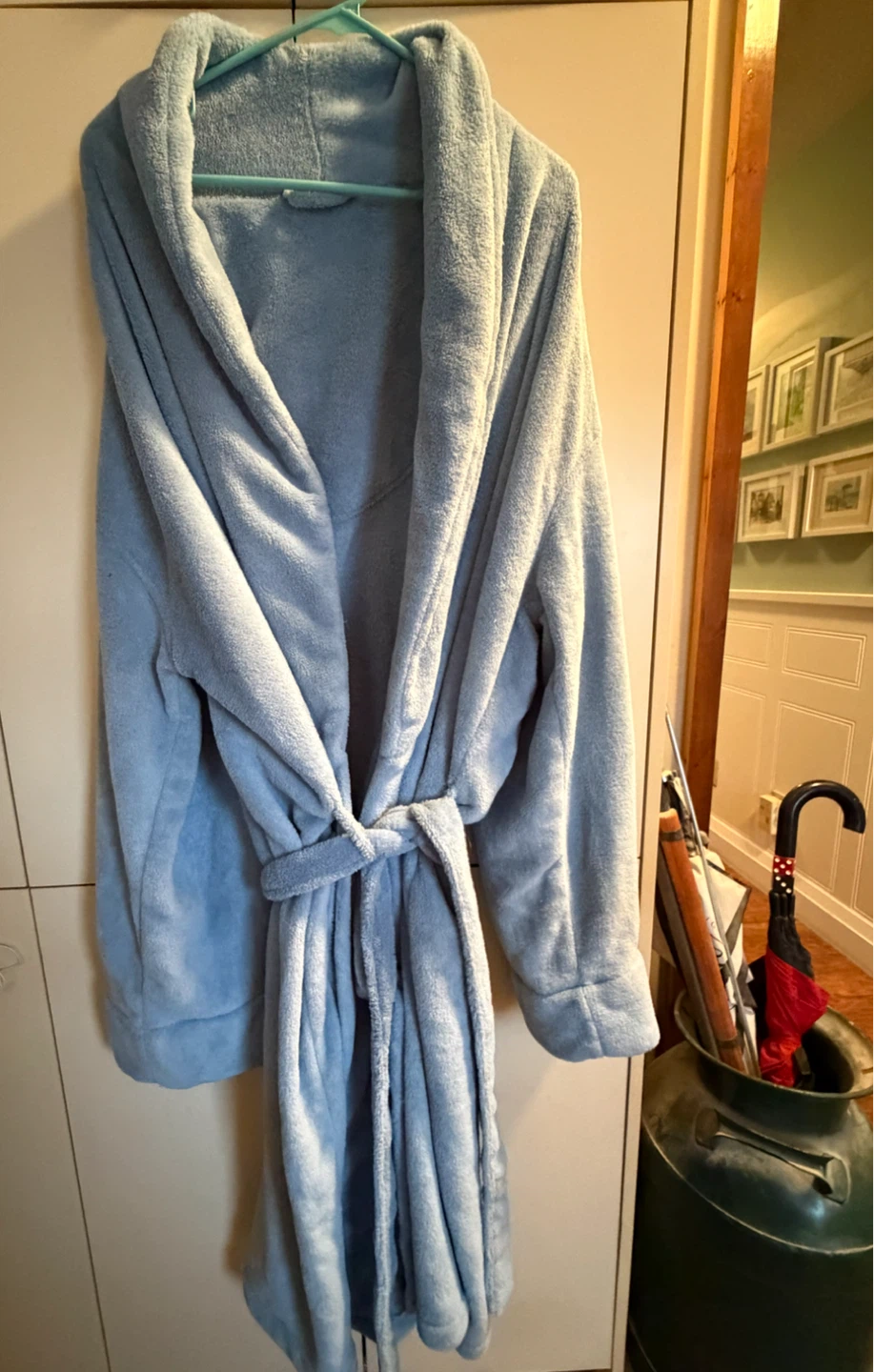 LSUOMO Plush Bathrobe