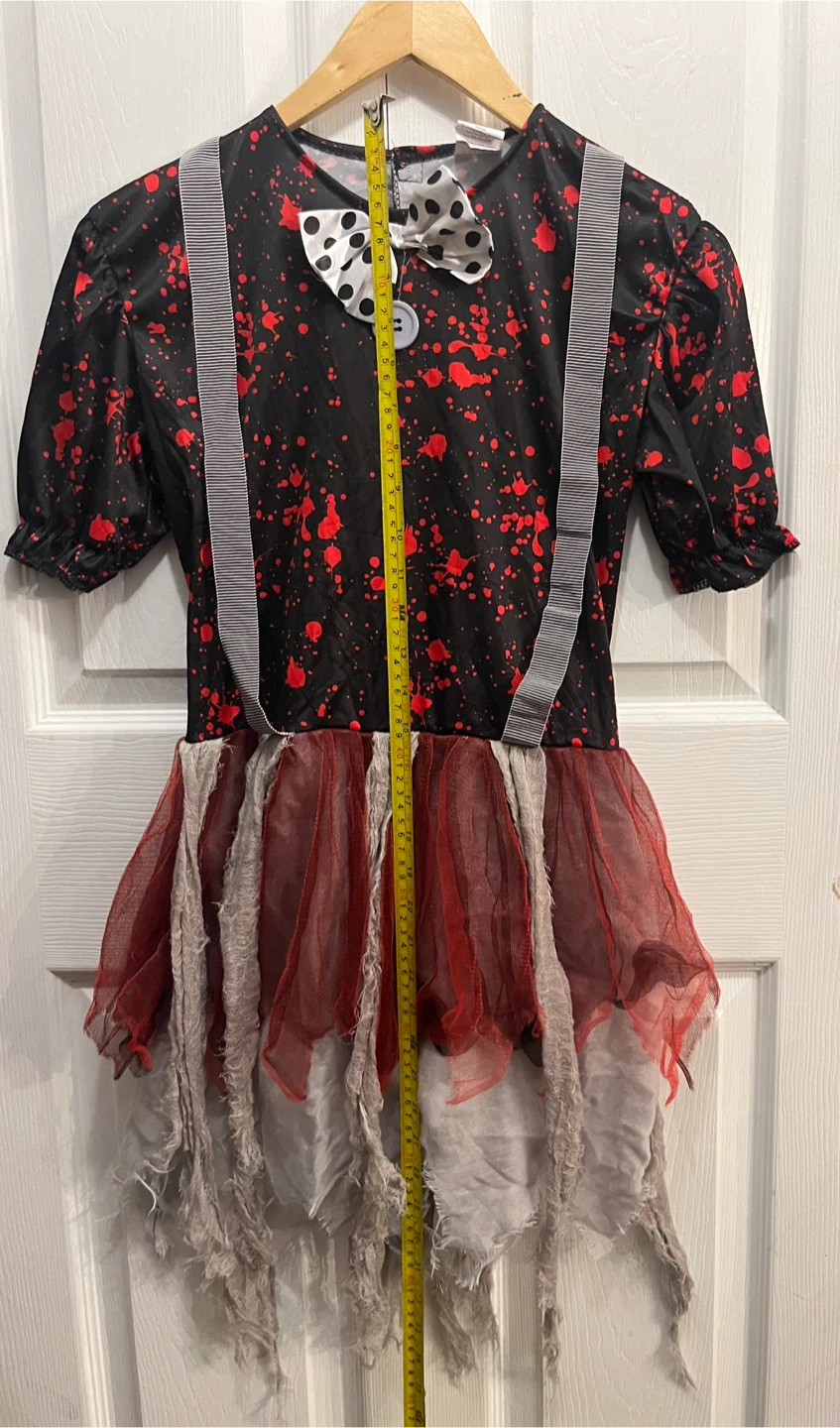 🤡  Spirit Halloween creepy or k☠️ller clown costume dress🤡 - photo 4