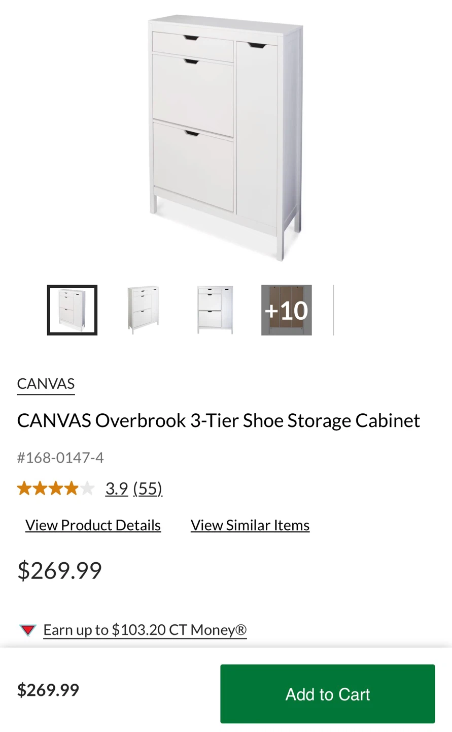Shoe Storage Cabinet - photo 2
