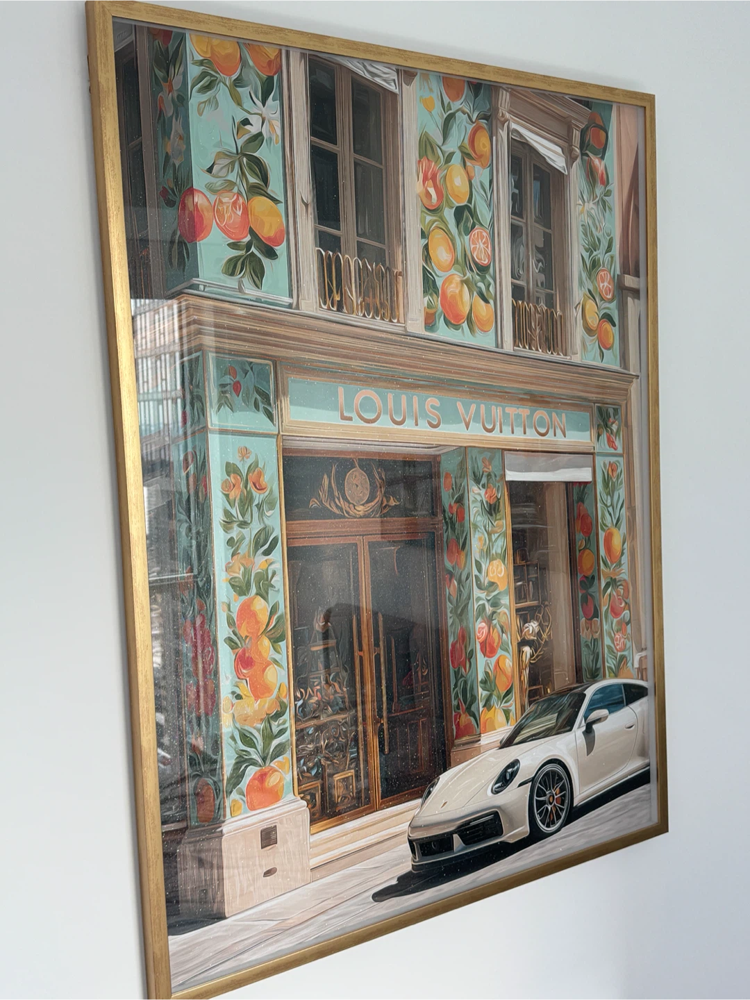 Louis Vuitton Store Illustration Framed Art