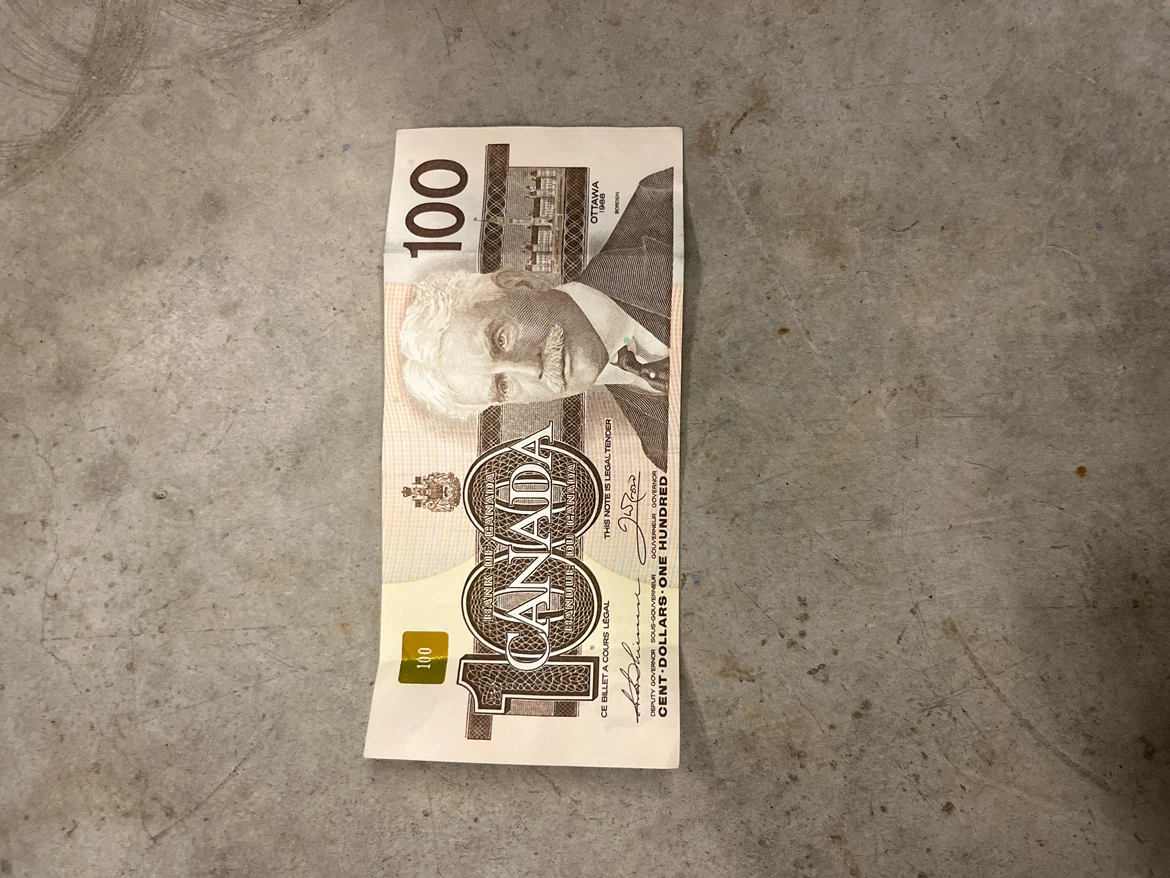Bank of Canada $100 Banknote