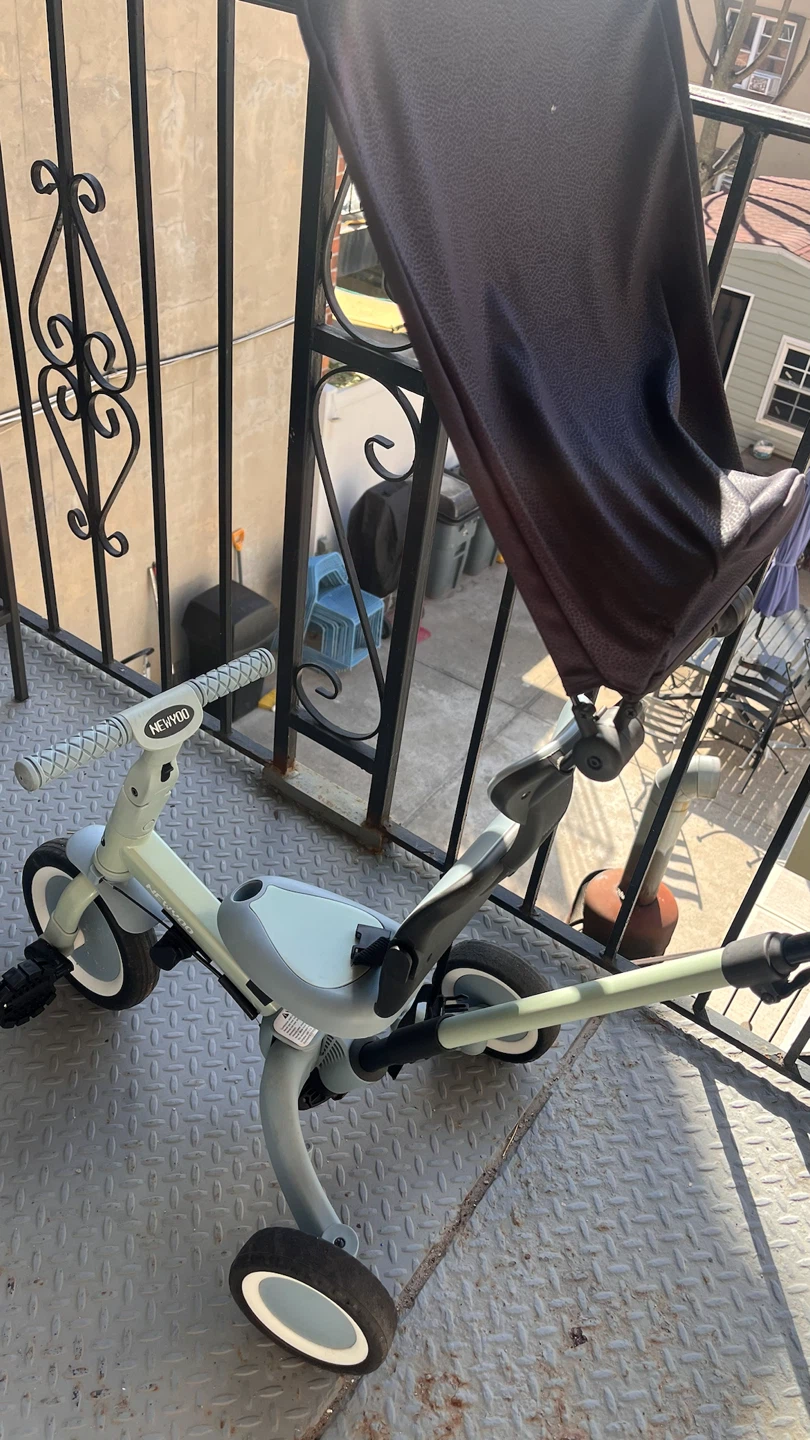NEWYOO 3-in-1 Baby Tricycle