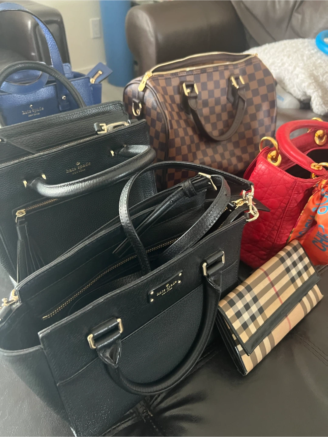 Kate Spade Black Leather Handbag
