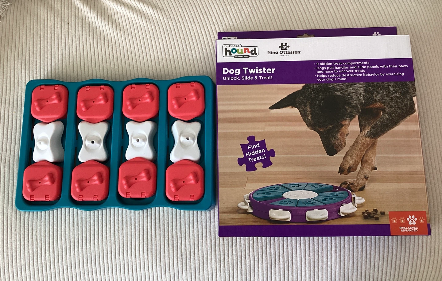 Outward Hound Nina Ottosson Dog Twister Puzzle (Set of 2)