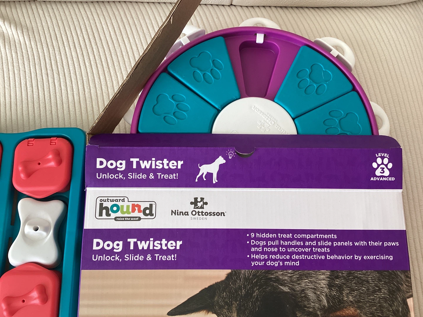 Outward Hound Nina Ottosson Dog Twister Puzzle (Set of 2) - photo 3