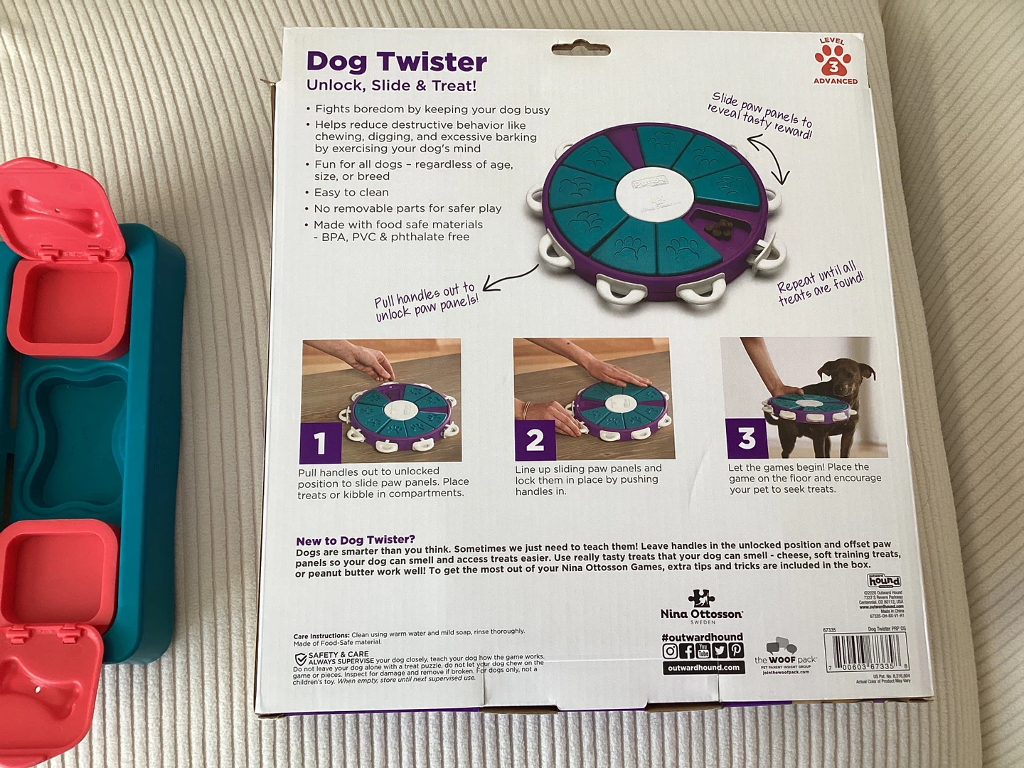 Outward Hound Nina Ottosson Dog Twister Puzzle (Set of 2) - photo 5