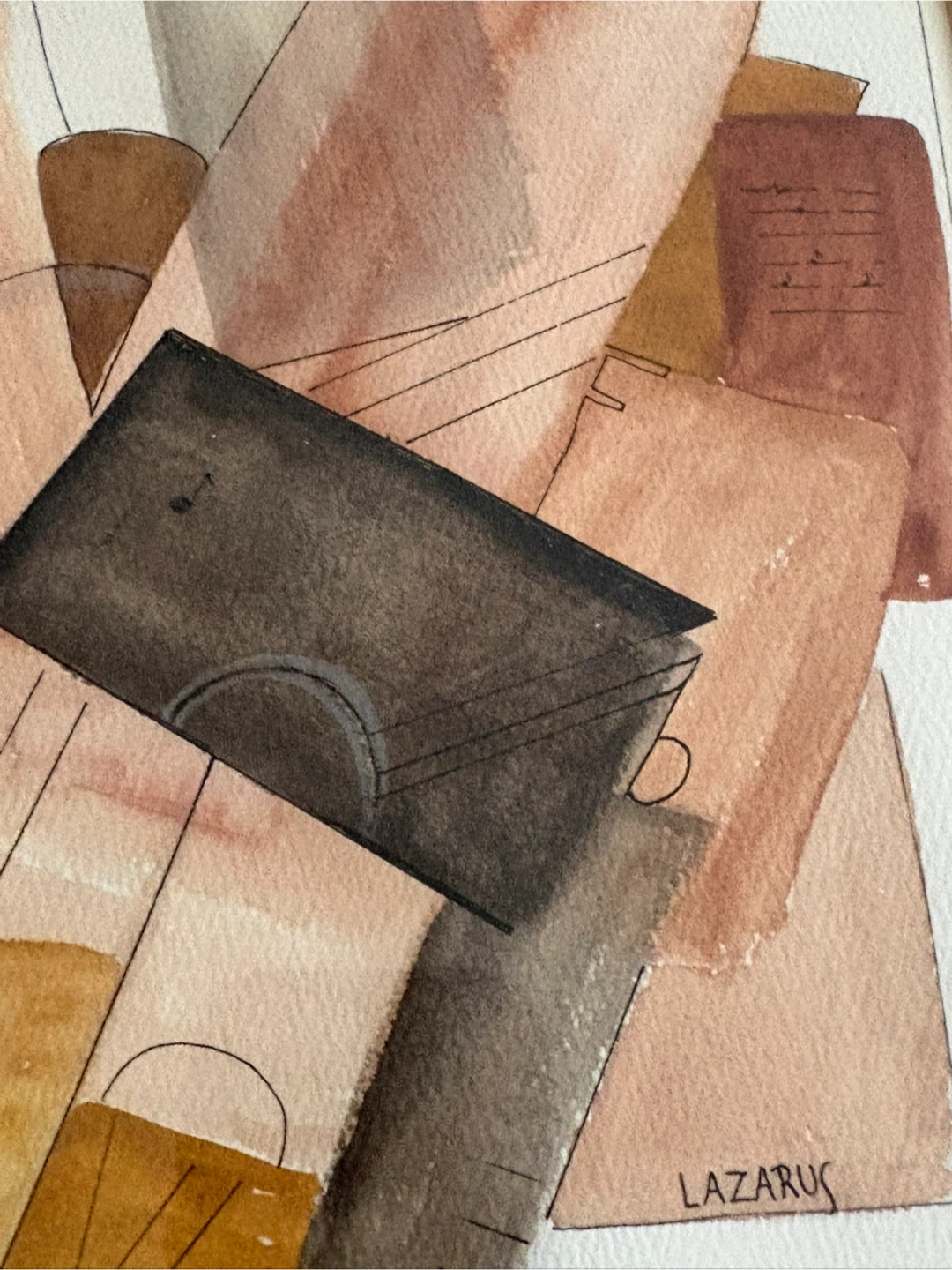 Vintage Painting - Cubist Style - photo 4