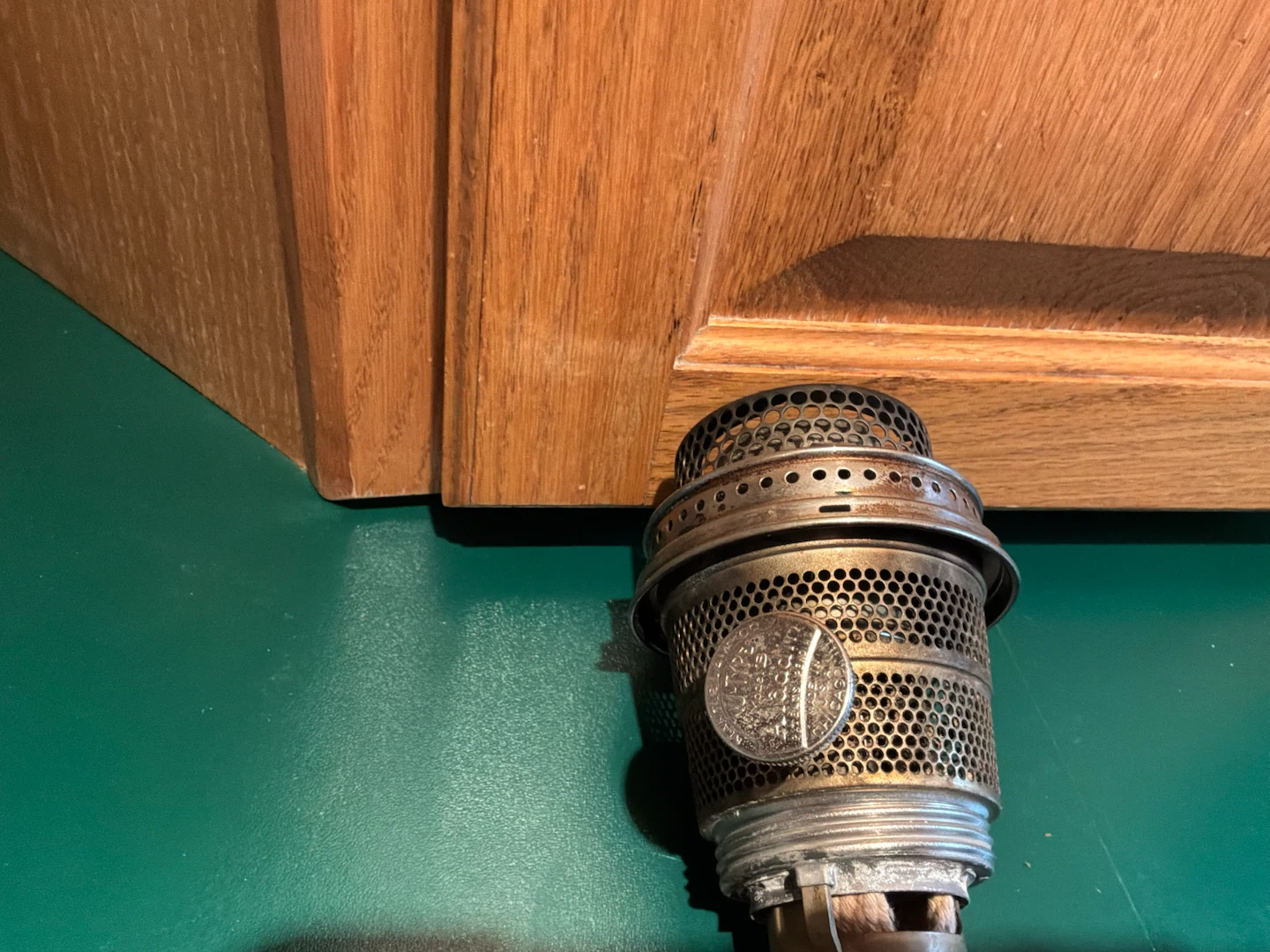 #2 Vt Aladdin Model B Nu-Type Oil/Kerosene Brass Lamp Burner 🐞 - photo 2