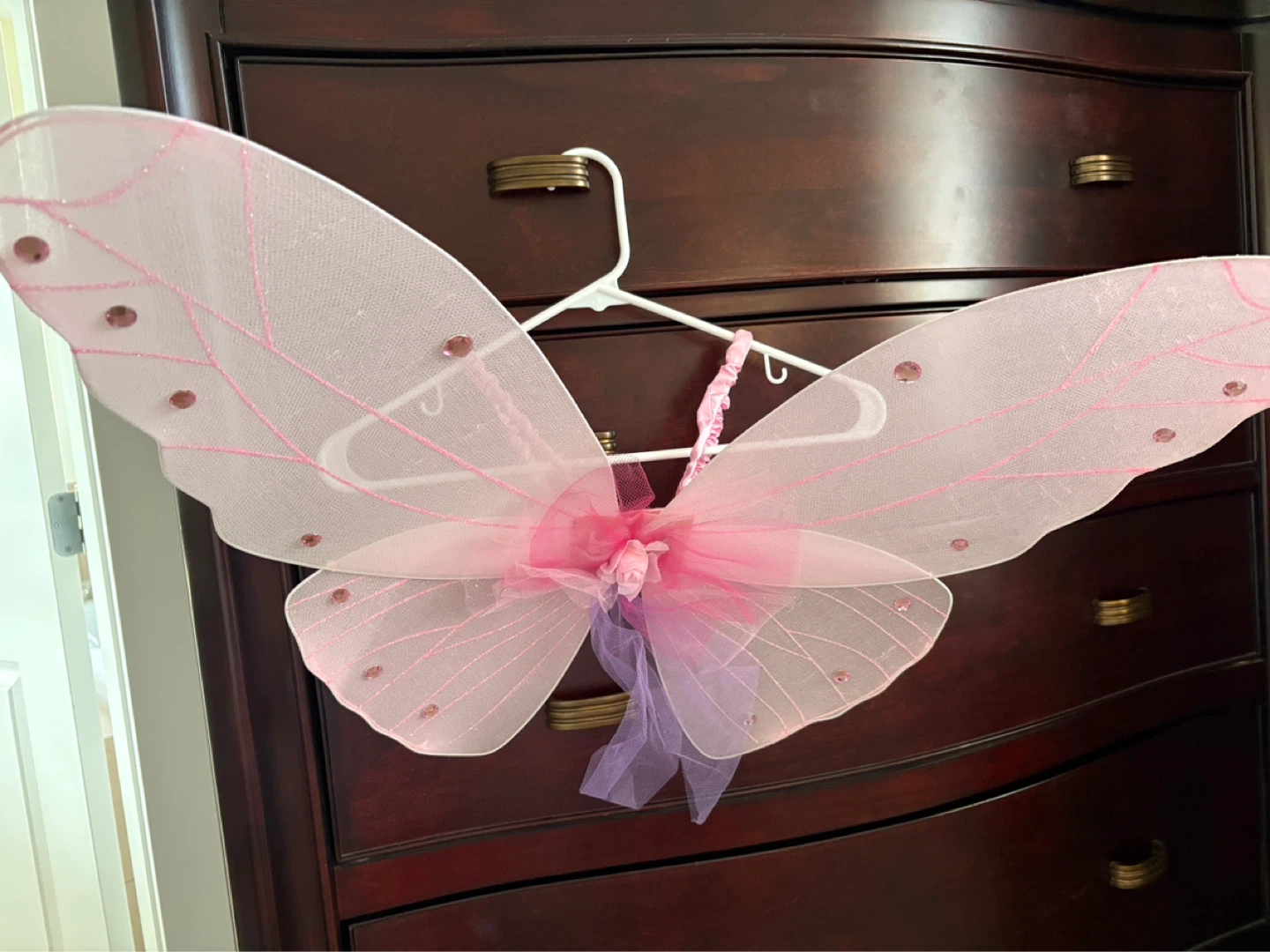 Pink Fairy Wings Kids Costume Accessory
