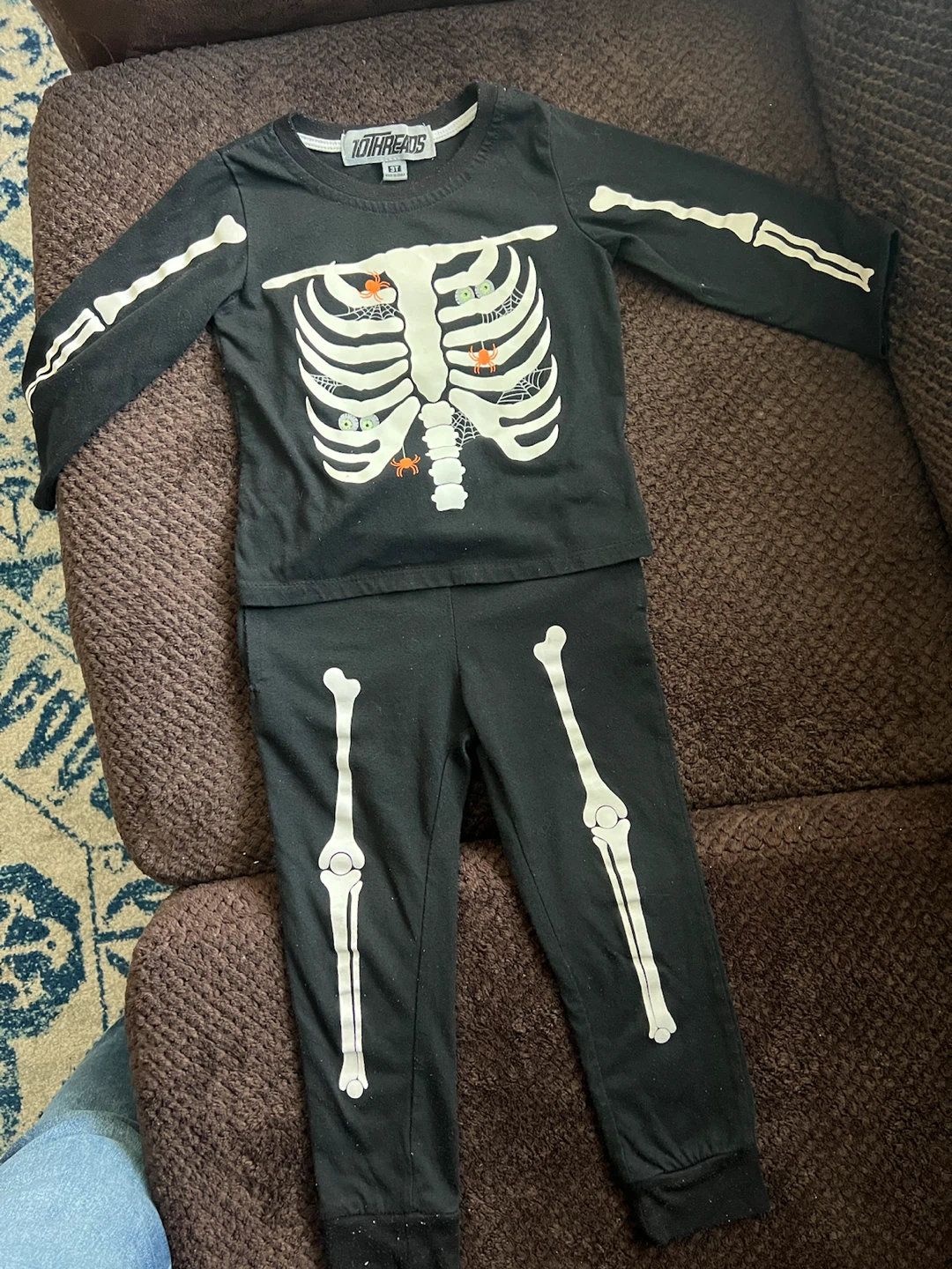 10Threads Glow-in-the-Dark Pajama Set 3T