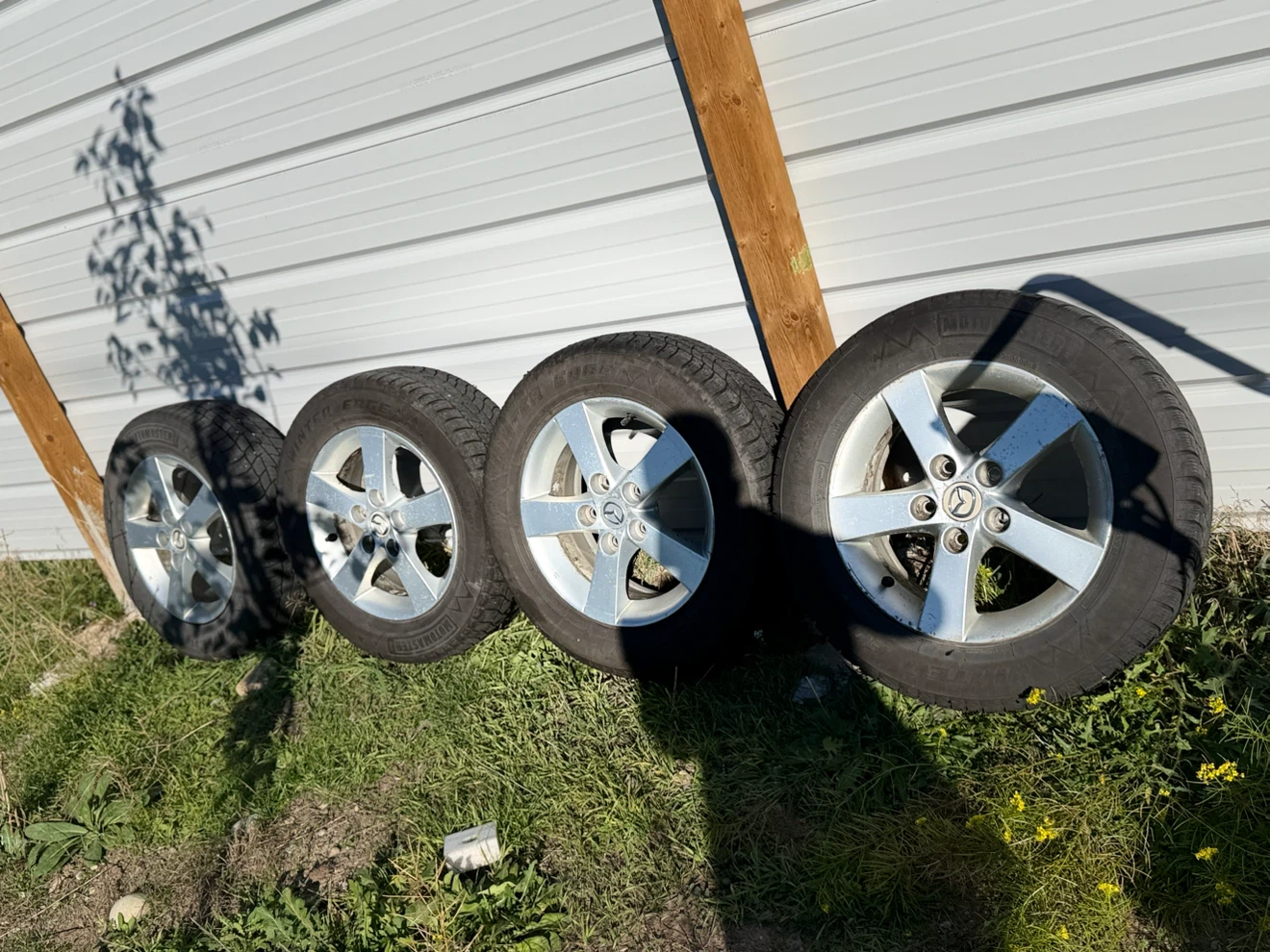 Motomaster Winter Edge Tires with Mazda Rims - photo 3